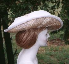 Profile hat millinery