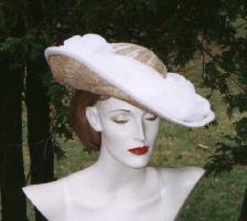 Profile hat millinery